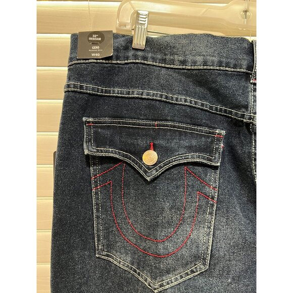 True Religion Geno Big T Flap‎ Relaxed Slim Jeans NWT -  MSRP $159 Size 40x32 - Picture 9 of 10